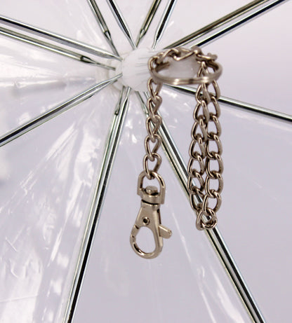 Premium Dog Umbrella Leash – Transparent Waterproof Pet Umbrella with Built-In Chain Leash for Small & Medium Dogs, Rain Protection Walking Cover