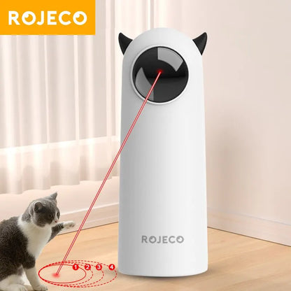 Interactive Automatic Cat Laser Toy – Smart LED Laser Teaser for Indoor Cats & Pets, Electronic Hands-Free Exercise Toy for Cats and Small Dogs