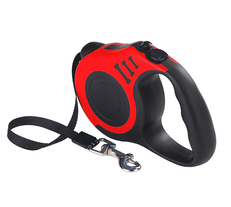 16FT Retractable Dog Leash – Automatic Extendable Pet Leash with One Button Brake & Lock System, Tangle-Free Walking Lead for Small & Medium Dogs