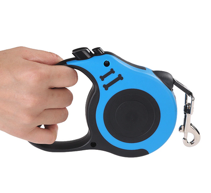 16FT Retractable Dog Leash – Automatic Extendable Pet Leash with One Button Brake & Lock System, Tangle-Free Walking Lead for Small & Medium Dogs