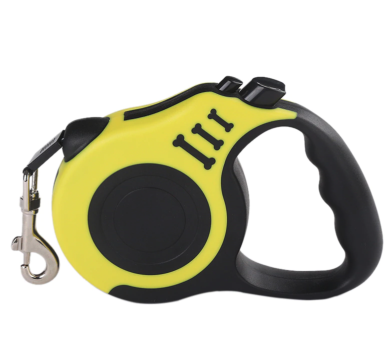 16FT Retractable Dog Leash – Automatic Extendable Pet Leash with One Button Brake & Lock System, Tangle-Free Walking Lead for Small & Medium Dogs