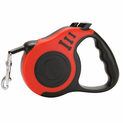 16FT Retractable Dog Leash – Automatic Extendable Pet Leash with One Button Brake & Lock System, Tangle-Free Walking Lead for Small & Medium Dogs