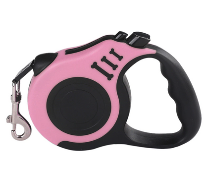 16FT Retractable Dog Leash – Automatic Extendable Pet Leash with One Button Brake & Lock System, Tangle-Free Walking Lead for Small & Medium Dogs