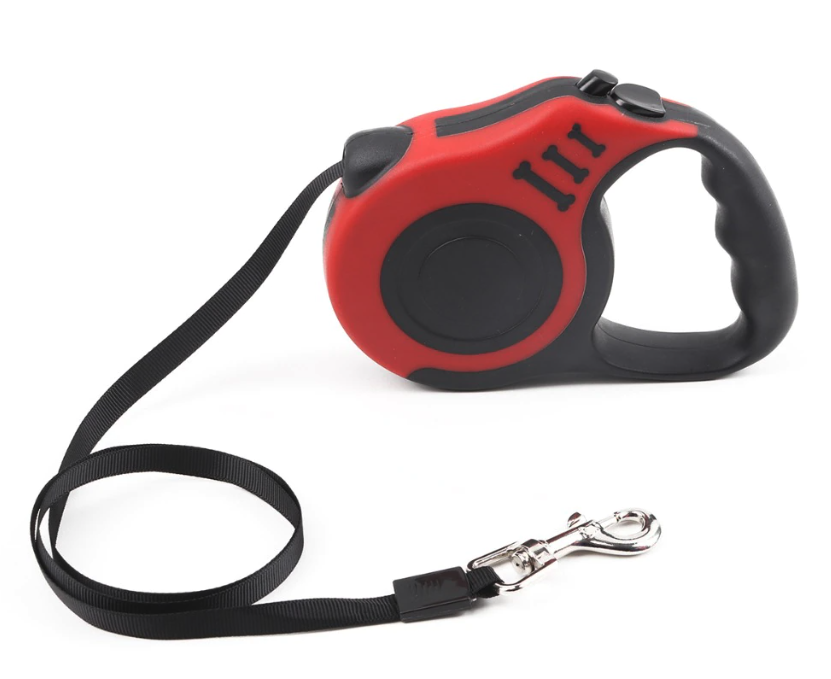 16FT Retractable Dog Leash – Automatic Extendable Pet Leash with One Button Brake & Lock System, Tangle-Free Walking Lead for Small & Medium Dogs