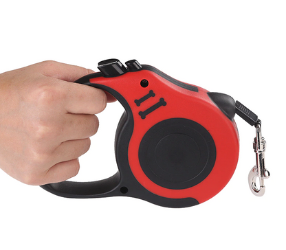 16FT Retractable Dog Leash – Automatic Extendable Pet Leash with One Button Brake & Lock System, Tangle-Free Walking Lead for Small & Medium Dogs
