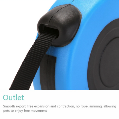 16FT Retractable Dog Leash – Automatic Extendable Pet Leash with One Button Brake & Lock System, Tangle-Free Walking Lead for Small & Medium Dogs