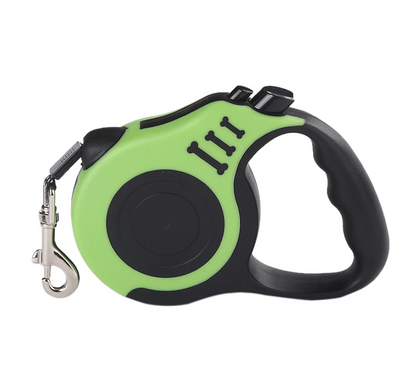 16FT Retractable Dog Leash – Automatic Extendable Pet Leash with One Button Brake & Lock System, Tangle-Free Walking Lead for Small & Medium Dogs