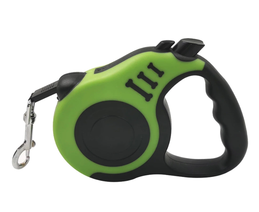 16FT Retractable Dog Leash – Automatic Extendable Pet Leash with One Button Brake & Lock System, Tangle-Free Walking Lead for Small & Medium Dogs